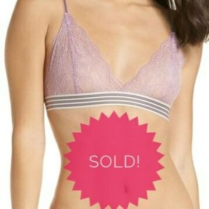 Hanky Panky Lace triangle Bralette size S